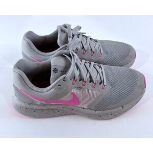 nike flex essential women's grey and pink